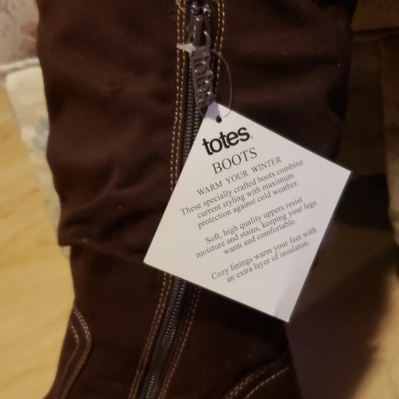 NWT brown Totes Boots. CUMFY AND CUTE! - Picture 7 of 10